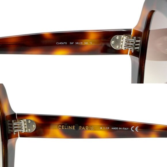 Celine Sunglasses Rhinestone Brown Silver main image 9